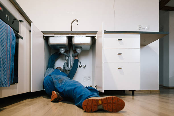 Professional Drain Cleaning technician working in Sycamore, IL